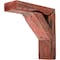 Ekena Millwork 3 1/2"W x 8"D x 8"H Vintage Farmhouse Bracket, Barnwood Decor Collection, Salvaged Red BKTB03X08X08TRRD - alternate 7